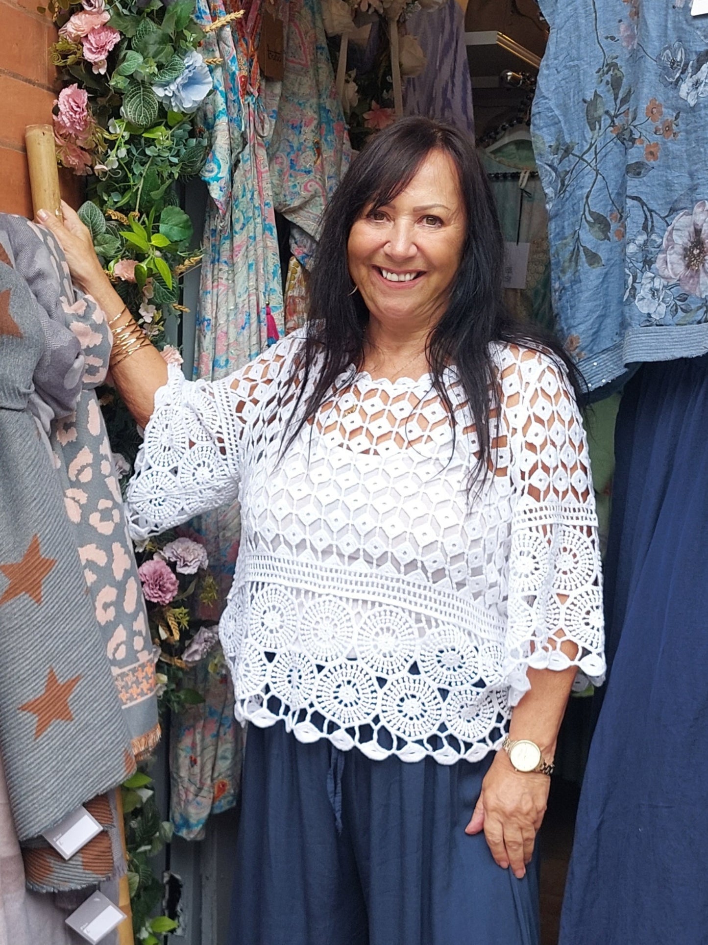 The Iris Crochet Top Size 8-16/18