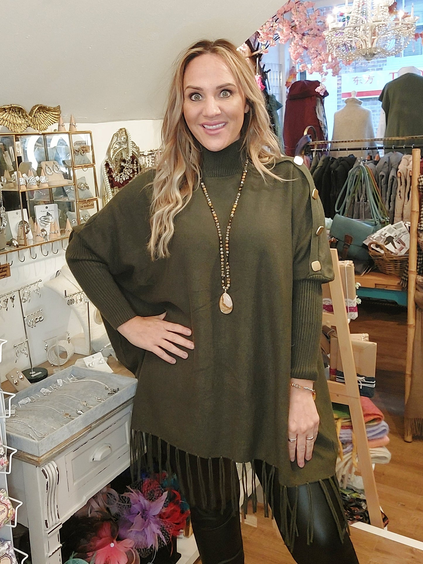 Fringe Jumper 10-24. Various Colours