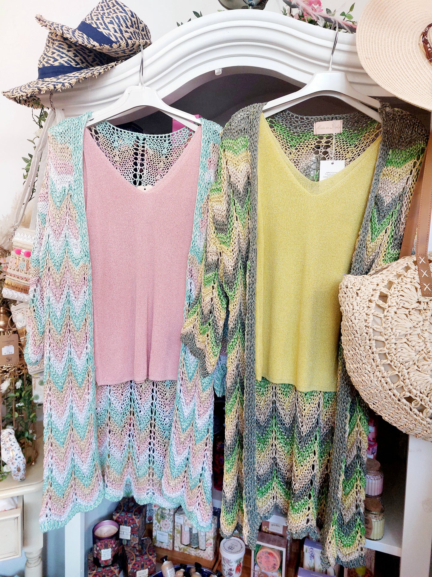 The Zara Crochet Cardigans-2 colours 10-16/18