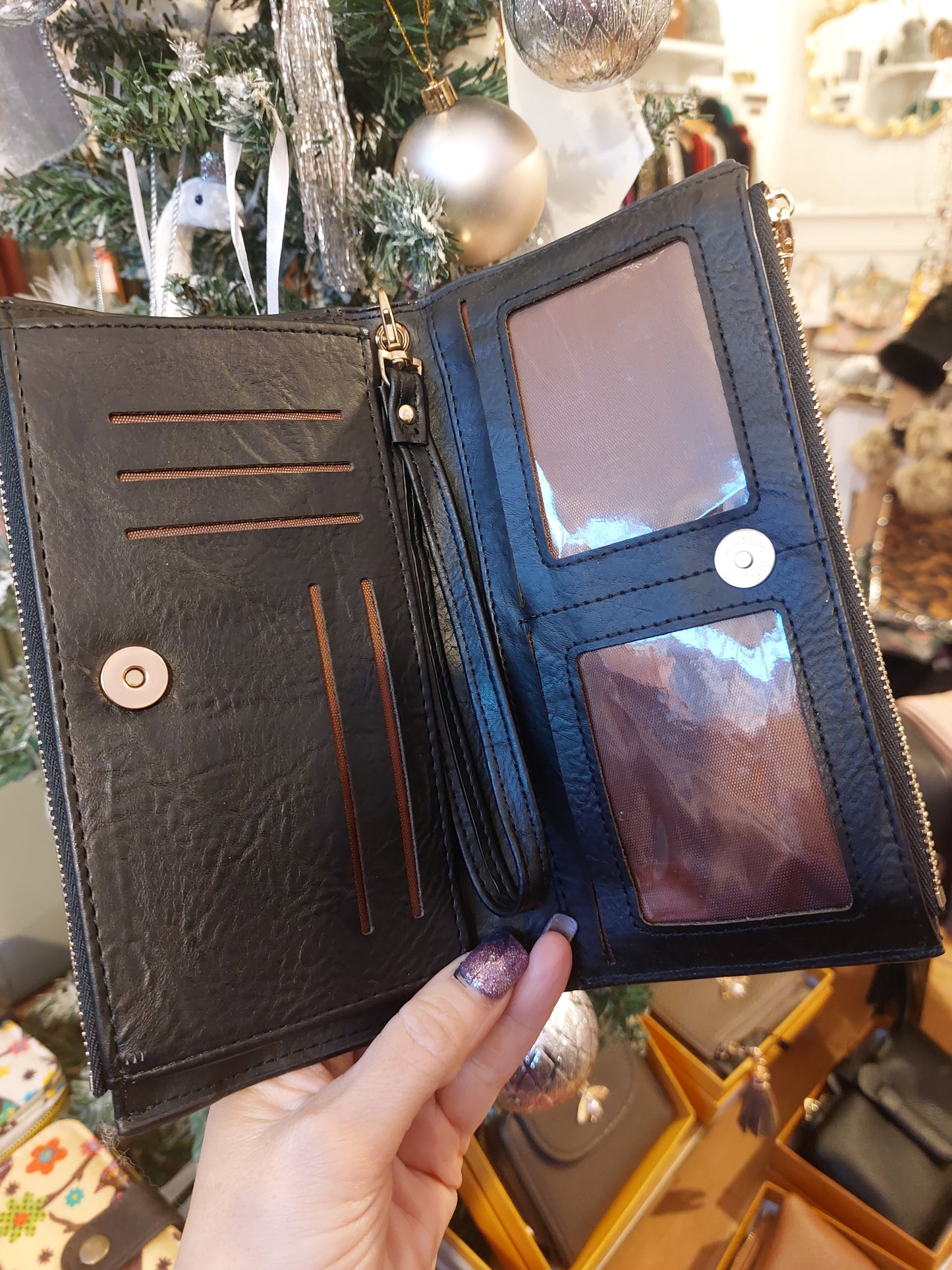 Large black purse-Soft Touch