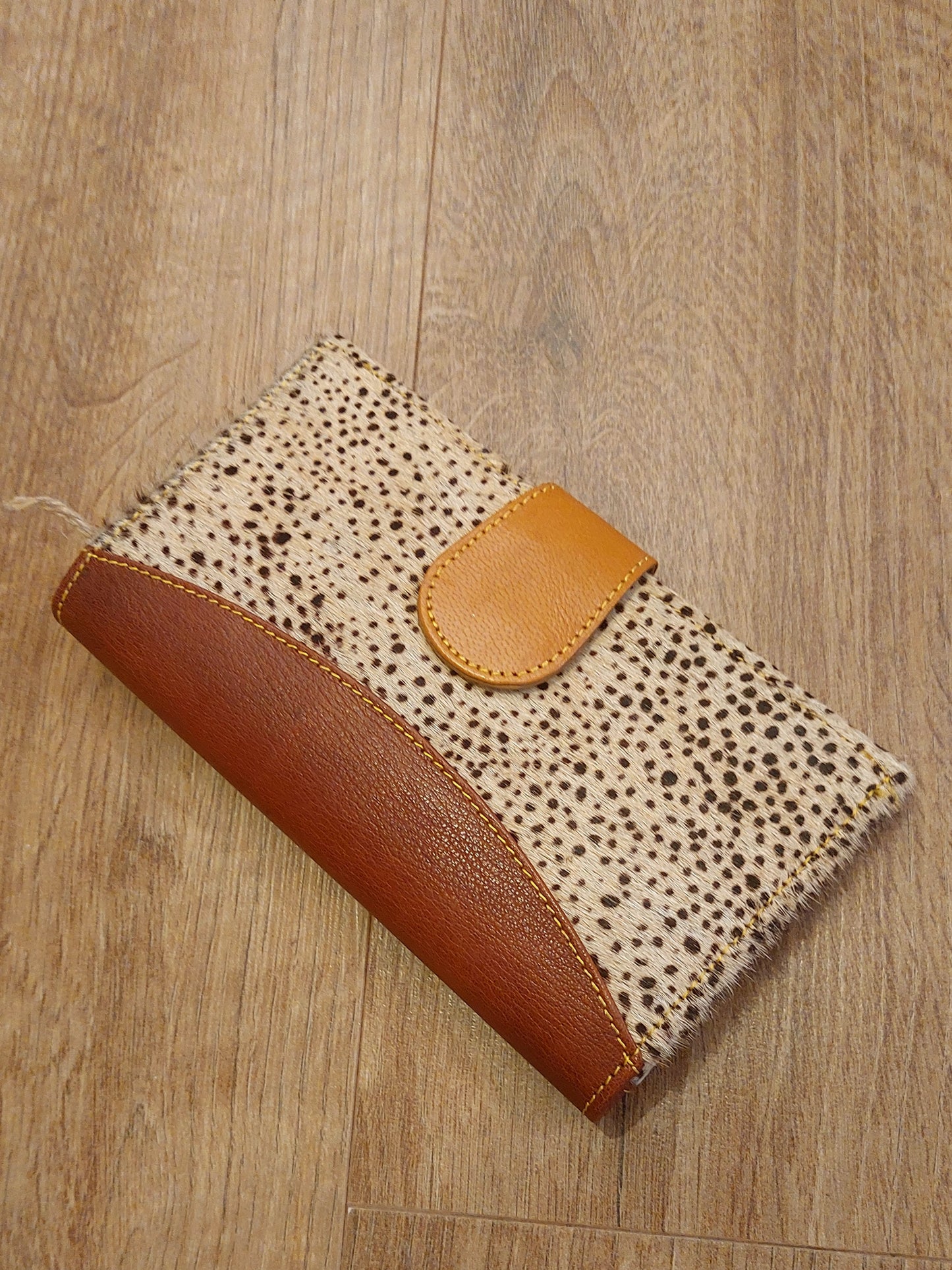 Nidhi-Hand made Recycled leather wallet