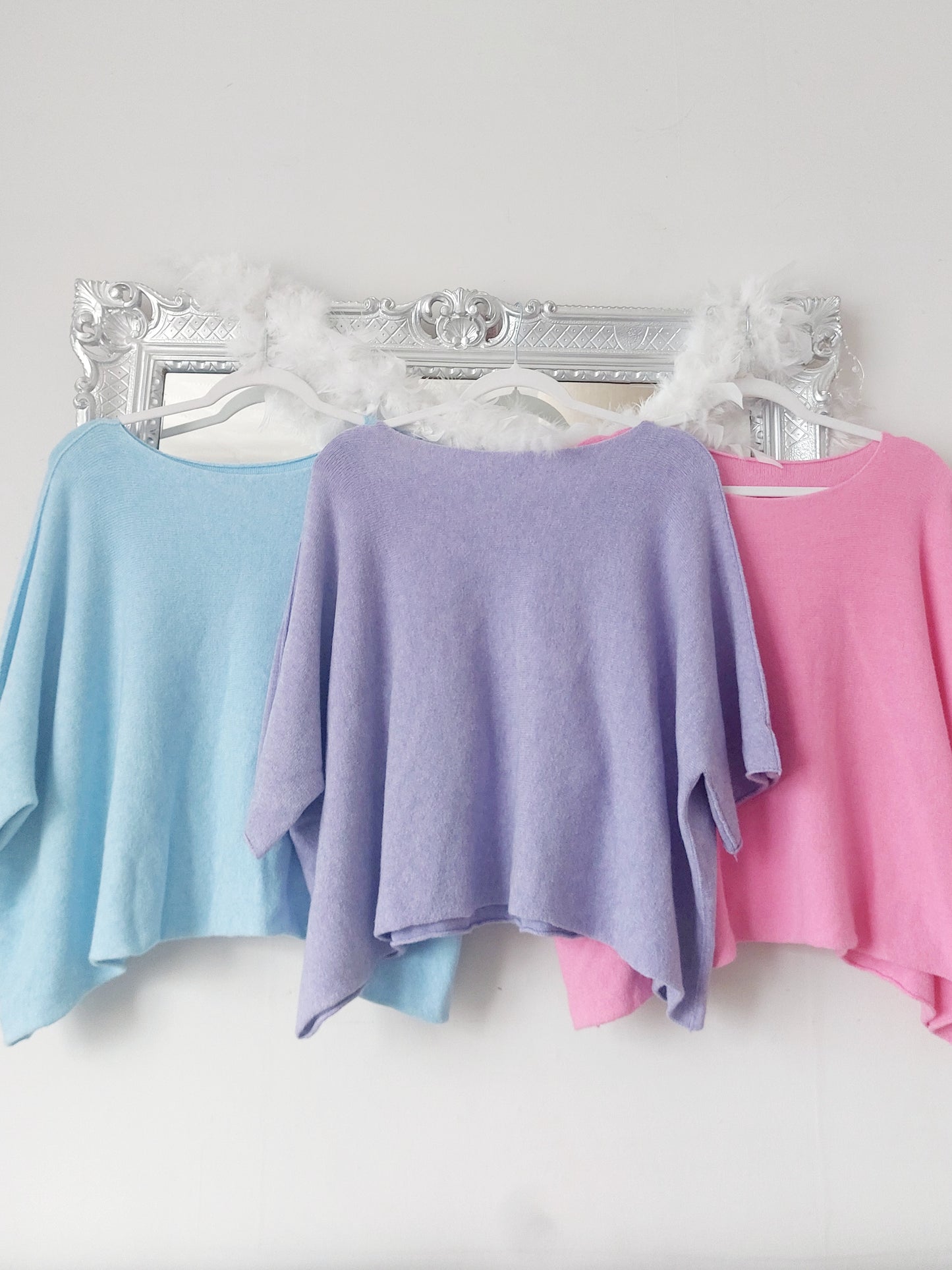 Boxey 3/4 Sleeve Soft Knit-Various Colours