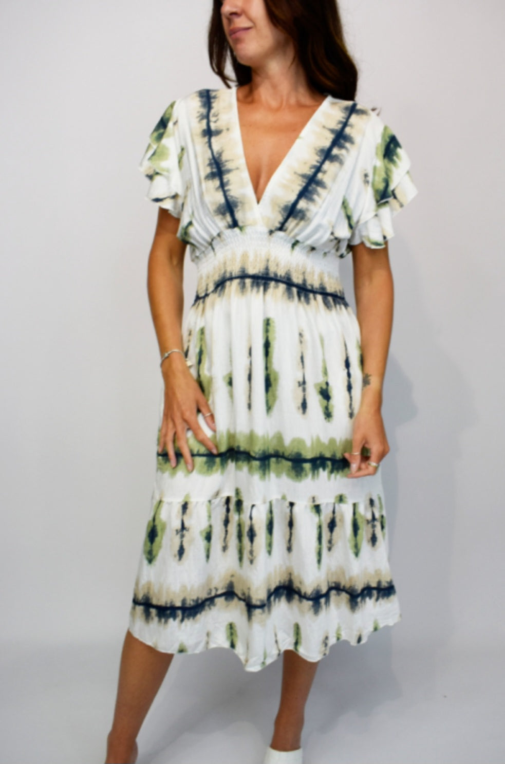 ** SALE** The Sarah Magic Midi Dress Pockets 8-18