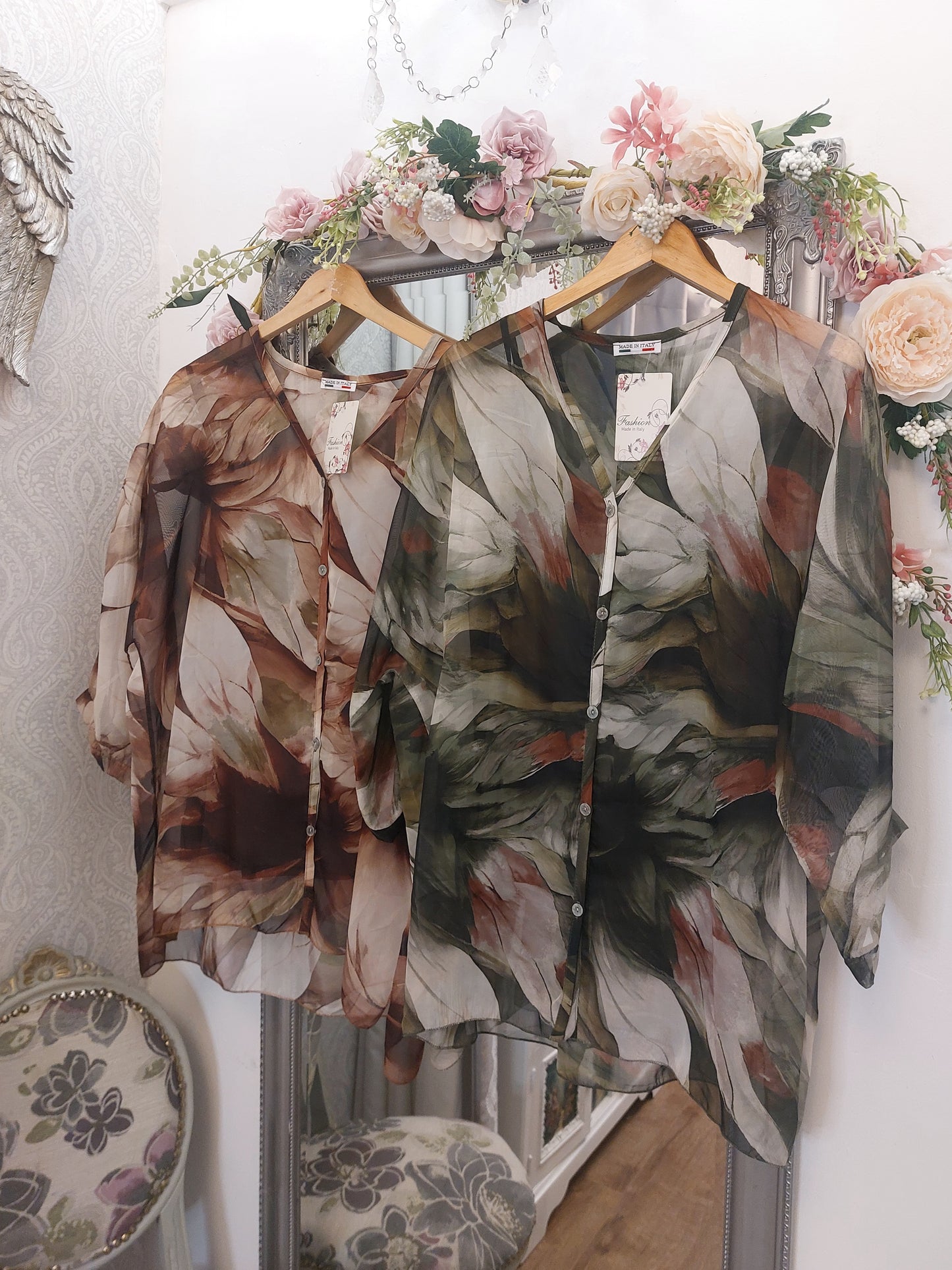 Floral Lightweight 2 Piece Set-Various Colours 8-20
