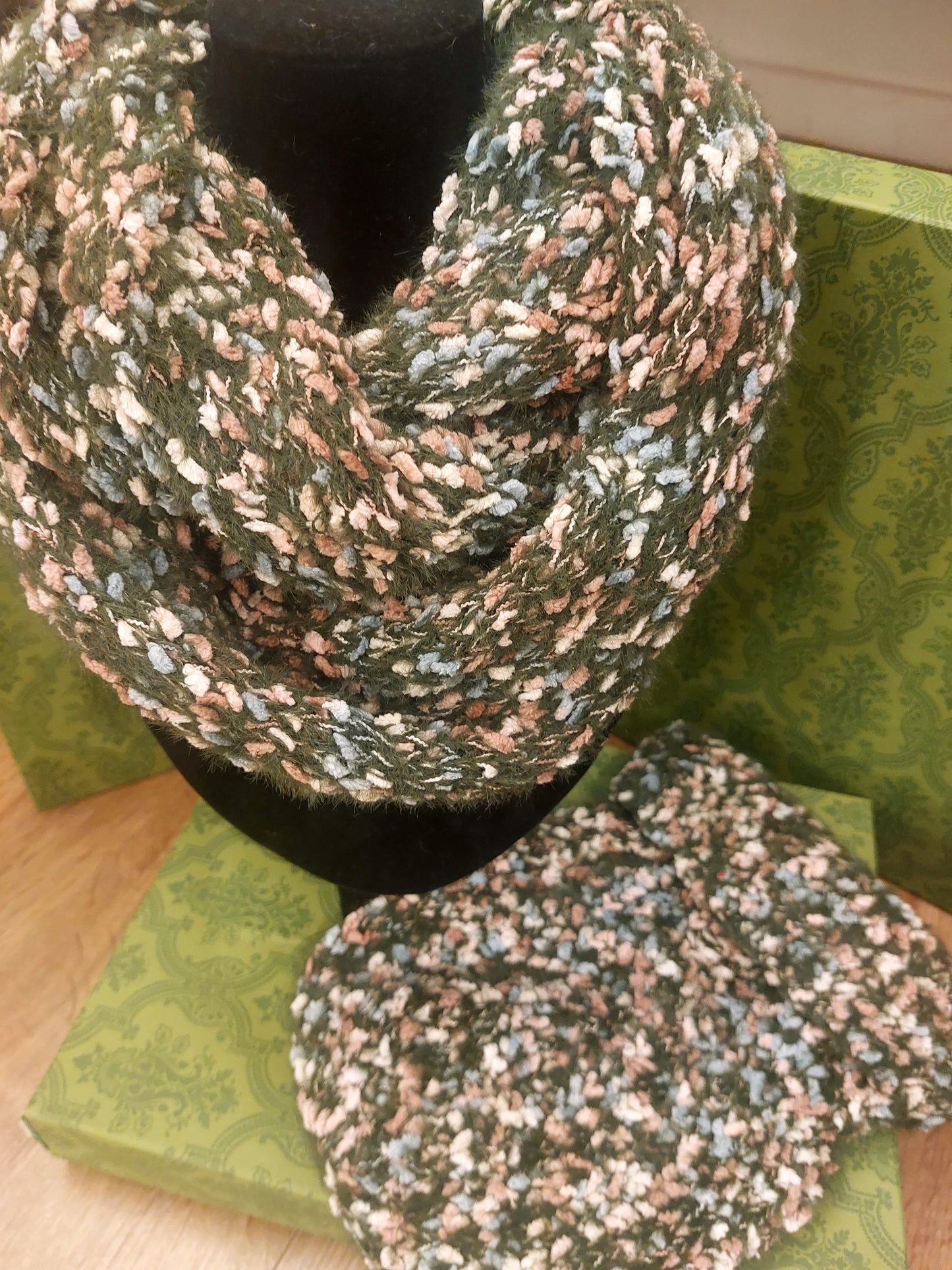 2 Piece Snood & Beanie Set-Various Colours