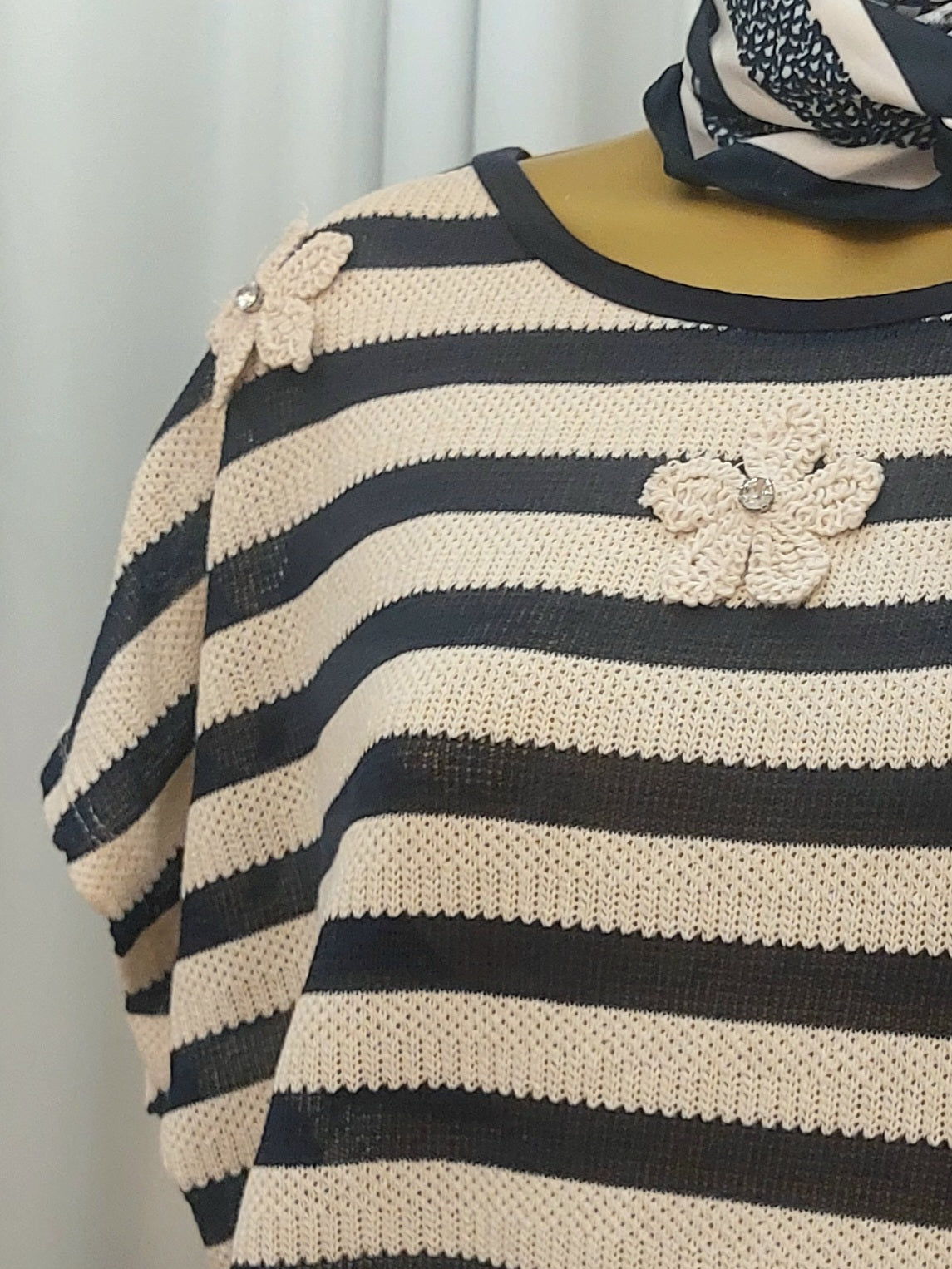 Crystal 3D knitted Tshirt 8-14