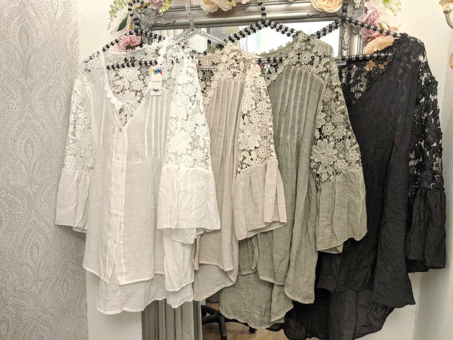 The Elena Crochet Blouse XXXL