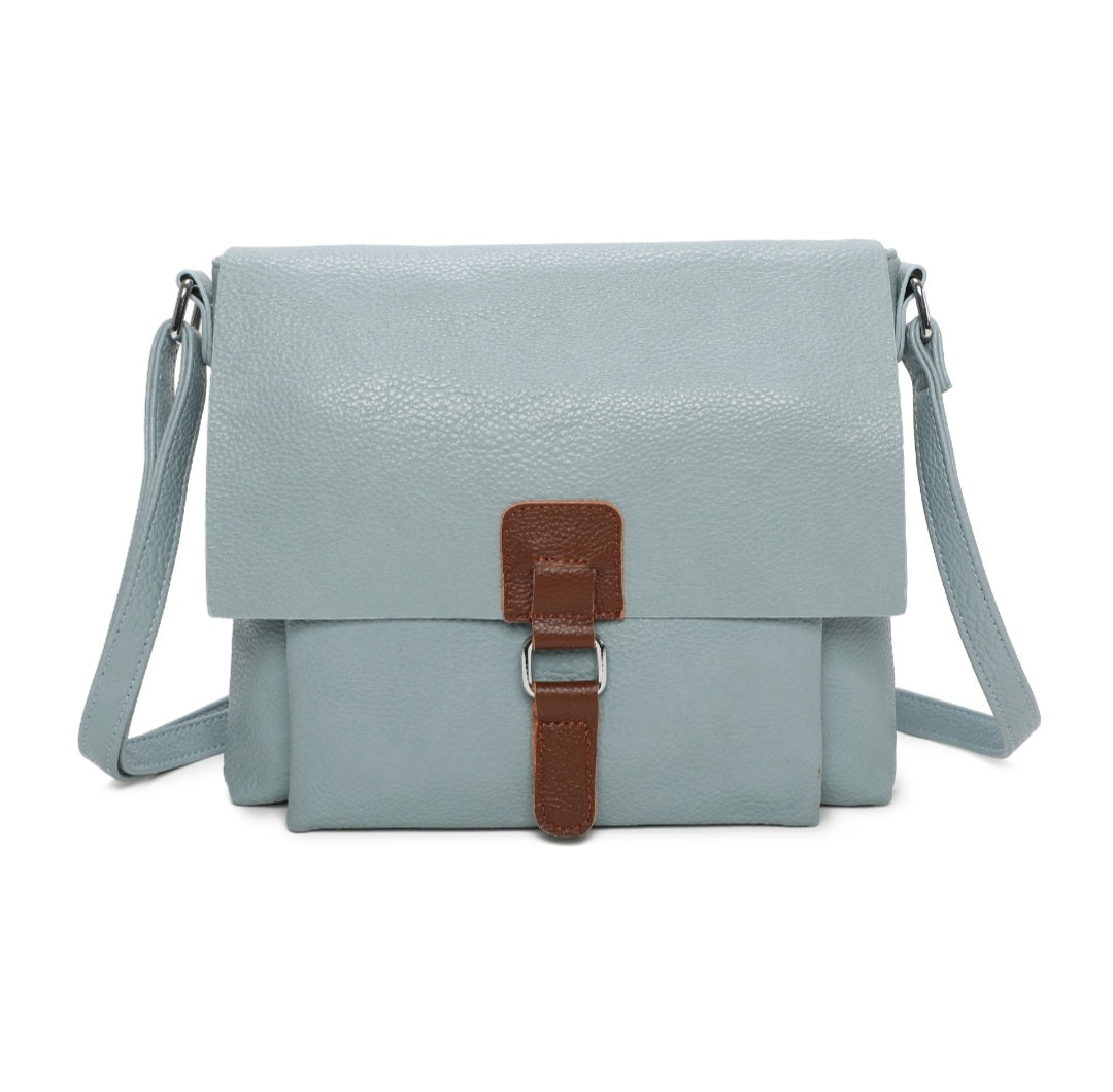DOUBLE COMPARTMENT Satchel Bag-Various Colours