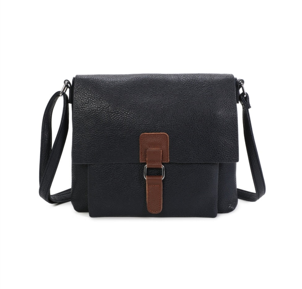 DOUBLE COMPARTMENT Satchel Bag-Various Colours
