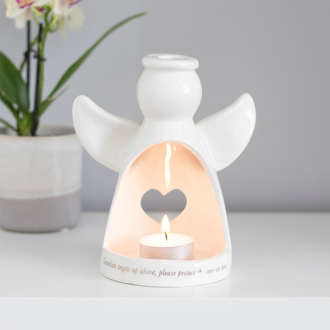Guardian Angel Tea Light Holder