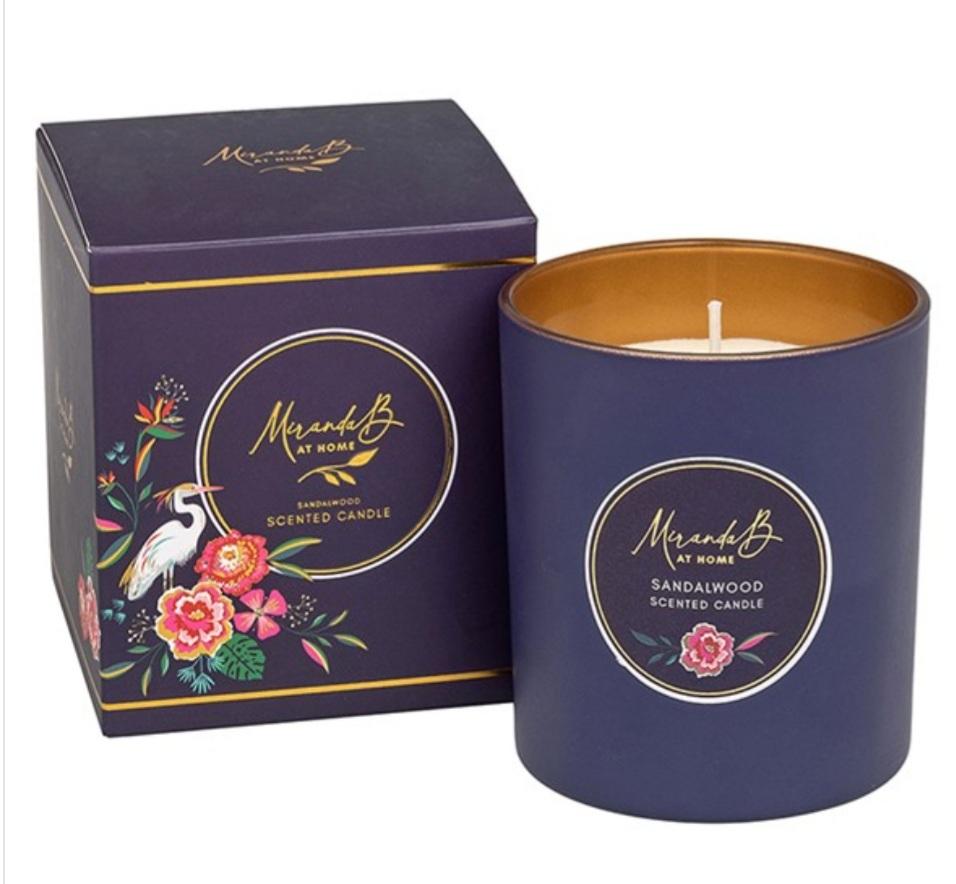Luxury Miranda B Candle-Sandalwood