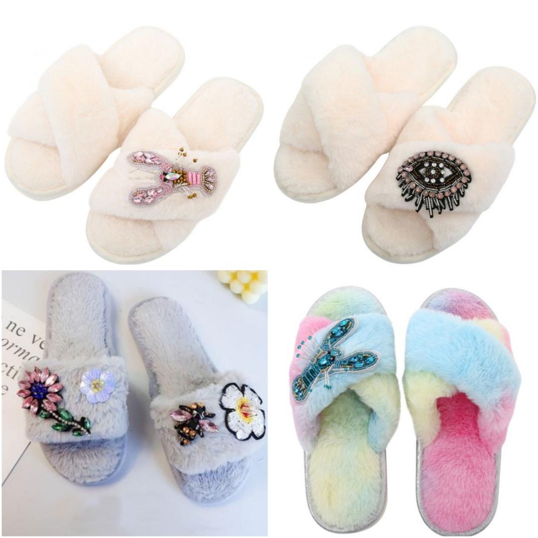 EMBELLISHED SLIPPERS