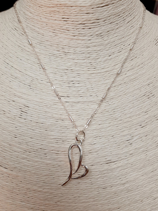 Twisted Love Heart Necklace