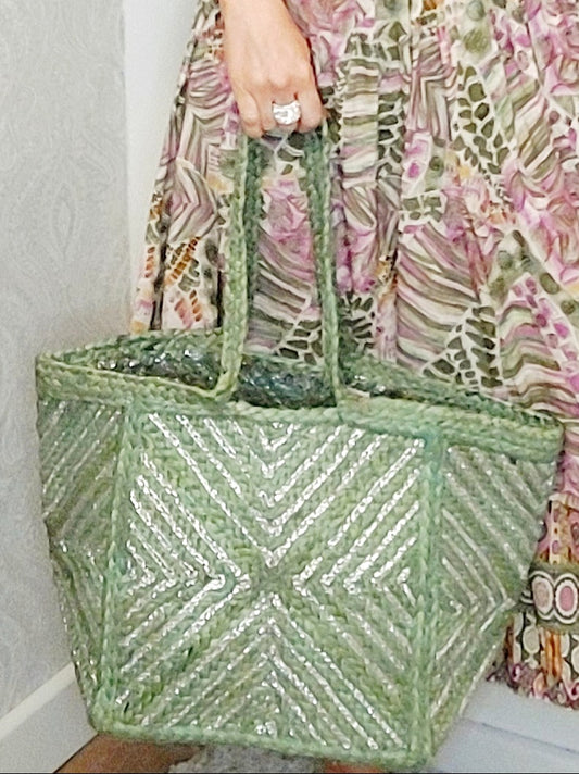 Natural Woven Bag-Made in India