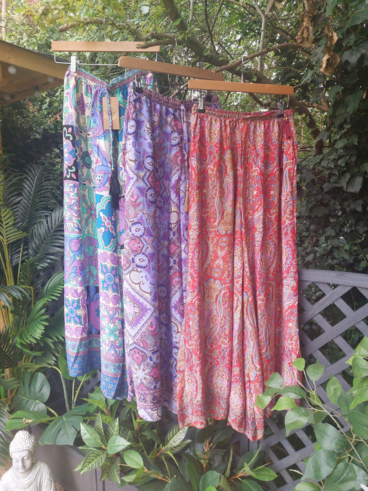 Boho Harem 100%Indian Trousers 8-18