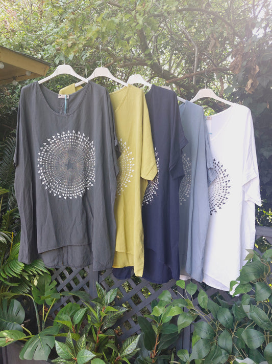 Rhinestone Star Tunic        Size 14-20