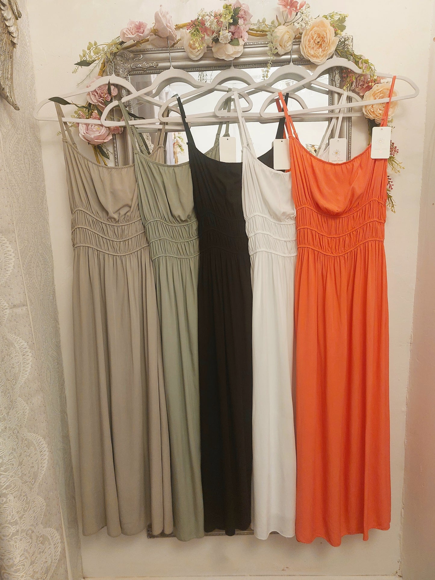 Grecian Basic Midi/Maxi-Various Colours