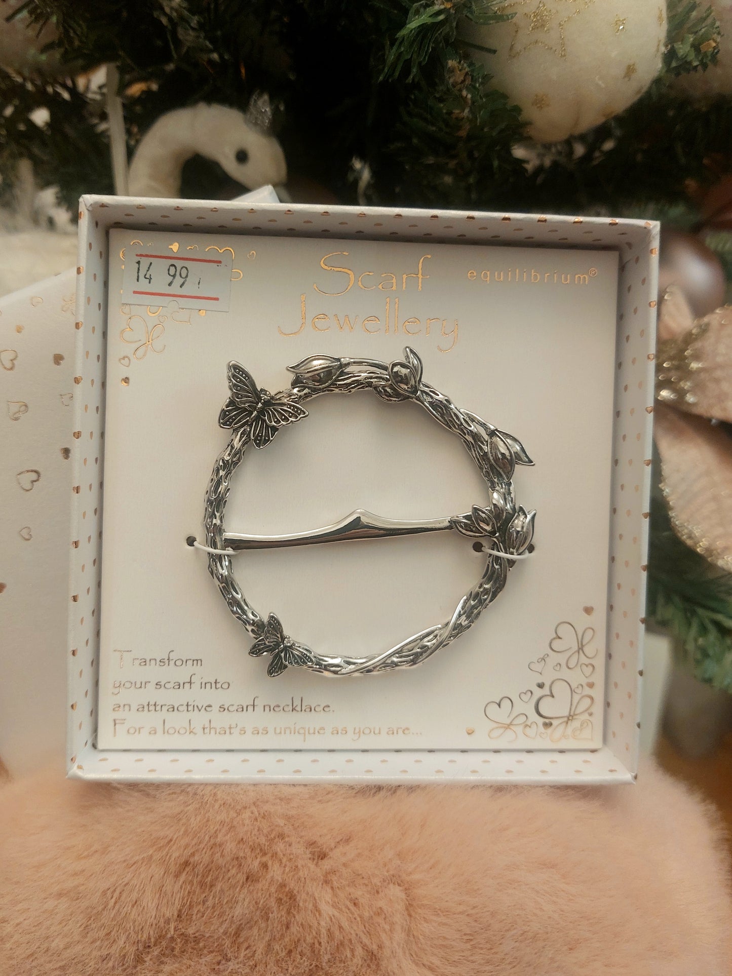 Large Nature Scarf Ring & Gift Box