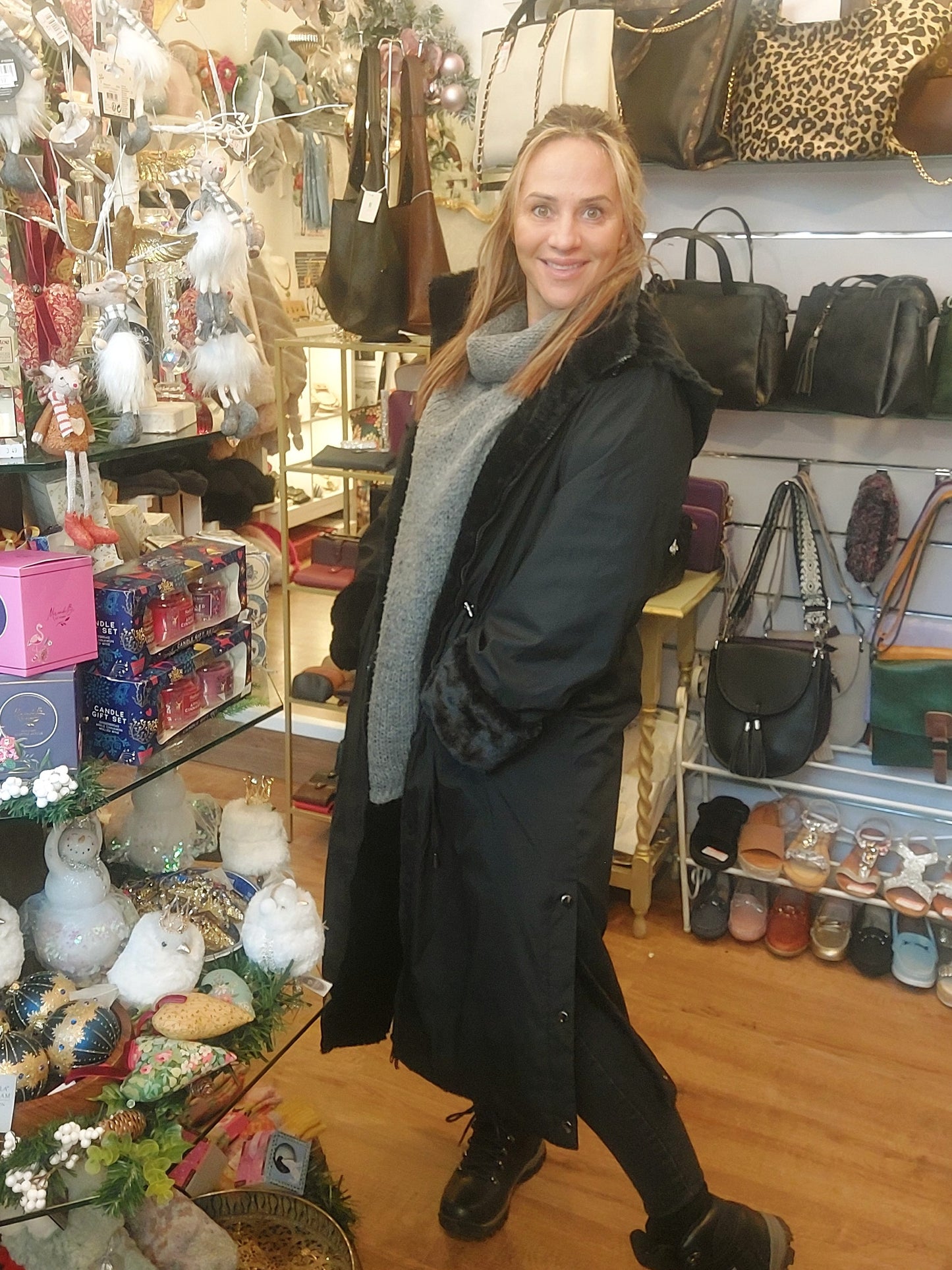 Reversible 2in1 Waterproof longline coat-Detachable Hood 8-24