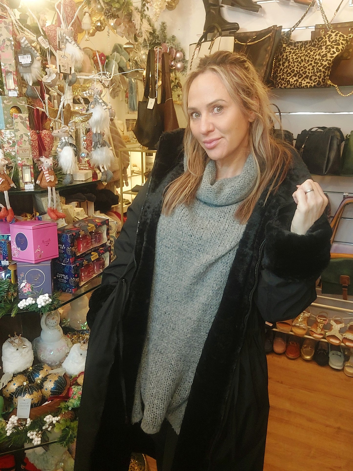 Reversible 2in1 Waterproof longline coat-Detachable Hood 8-24