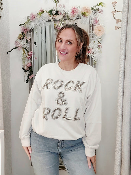 Rock 'N' Roll Embellished Jumper- 8-18 Various sizes