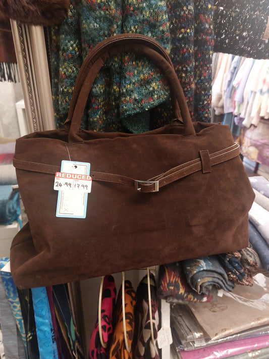 Grab Bag-press Stud Fastening-Chocolate Brown