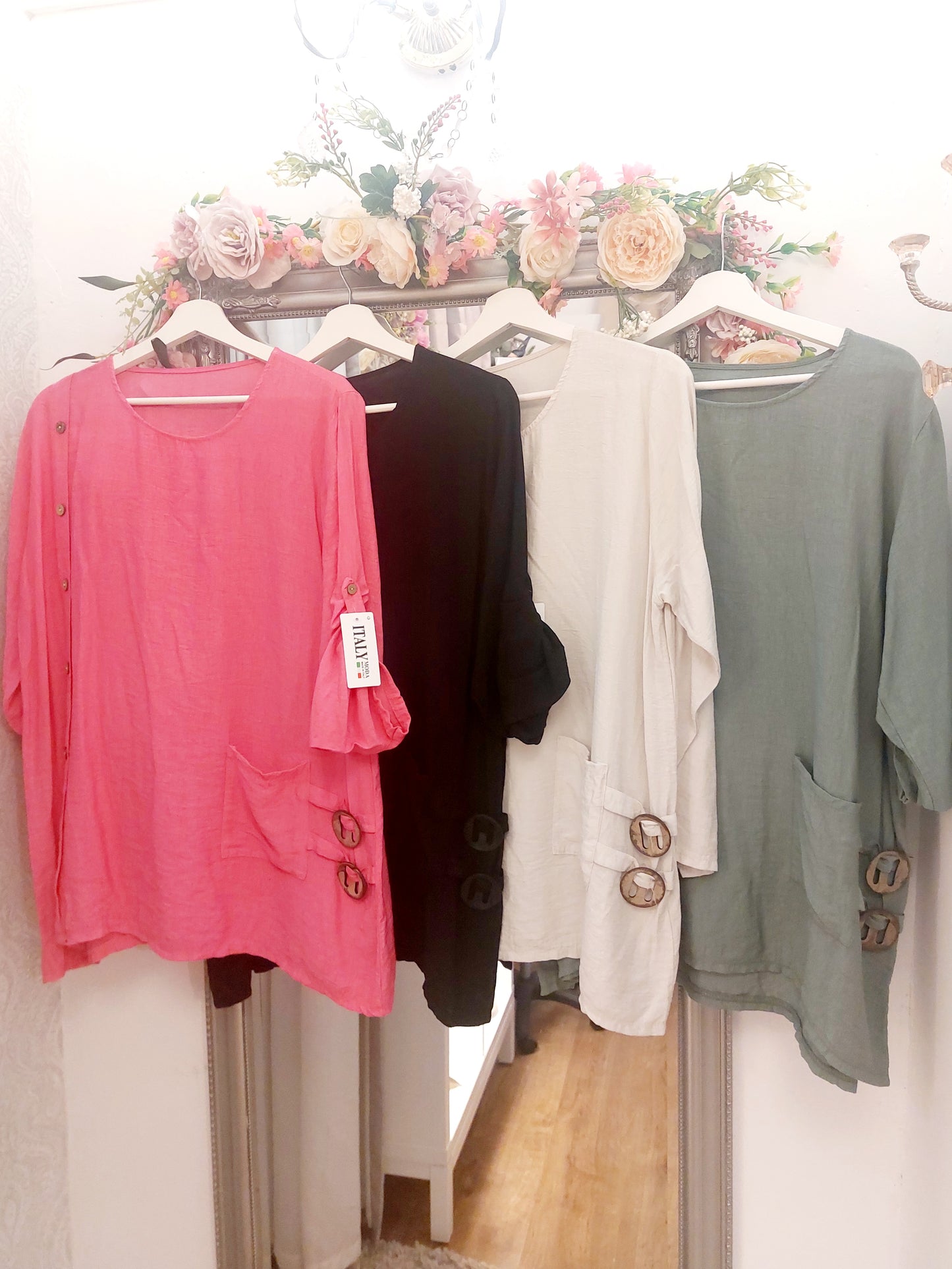 Large Button Tunics 12-18