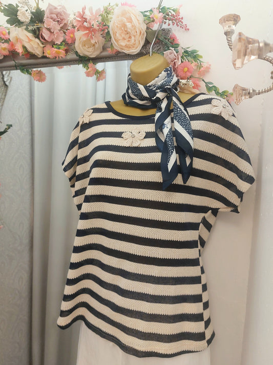 Crystal 3D knitted Tshirt 8-14