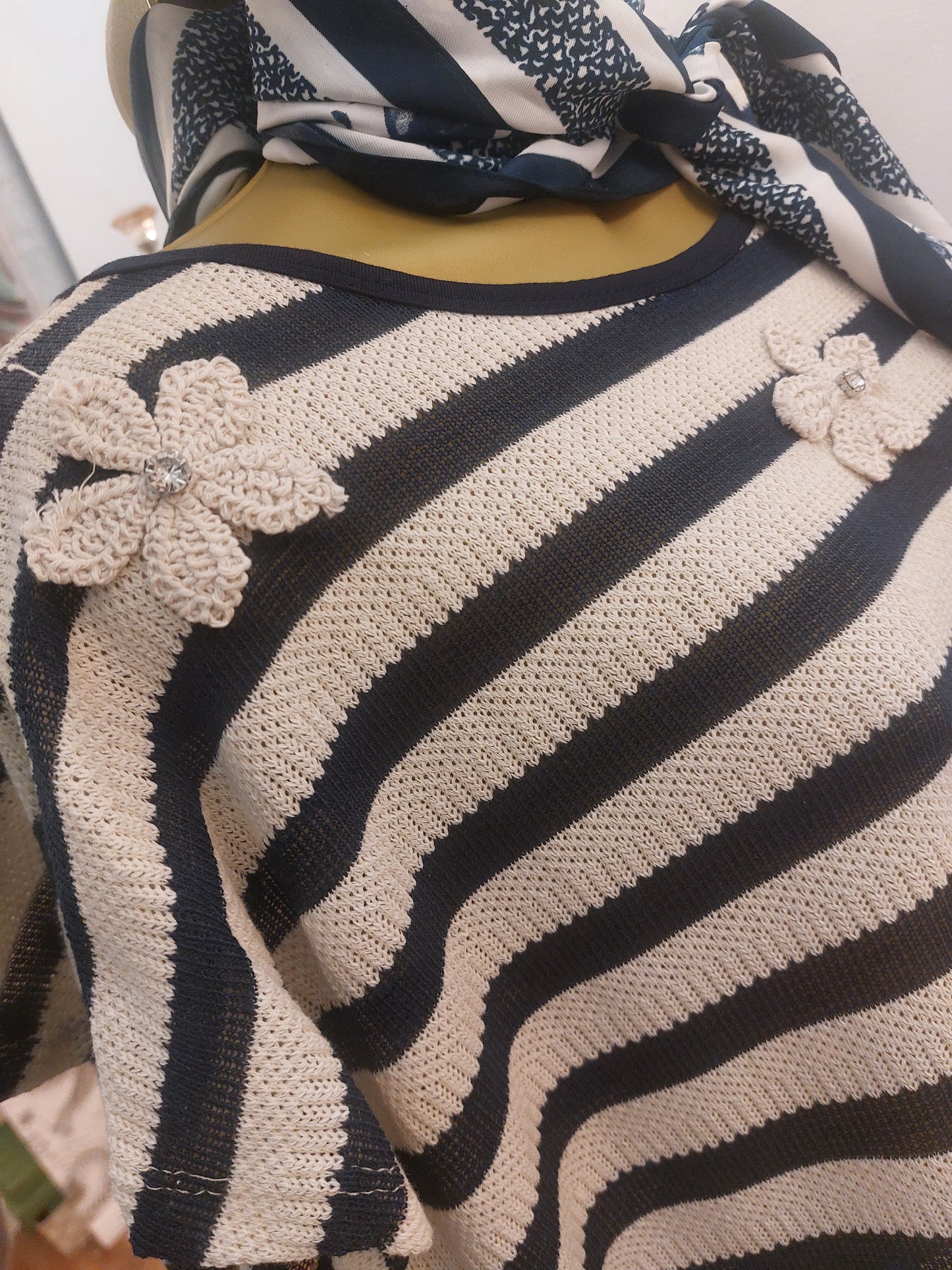 Crystal 3D knitted Tshirt 8-14