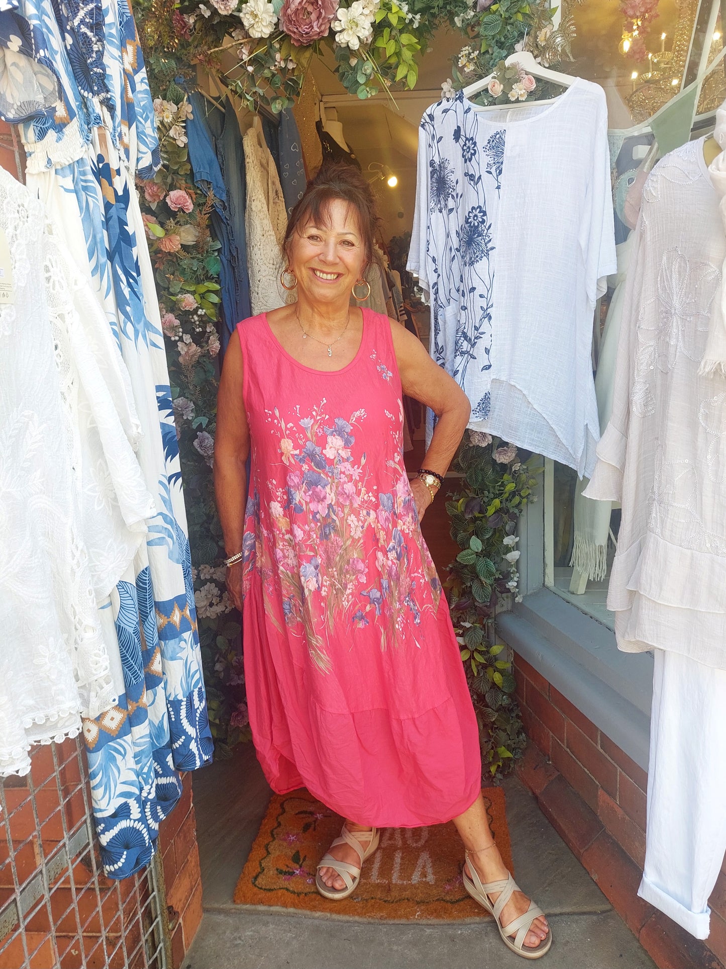 Cocoon Summer Floral Dress 8-16