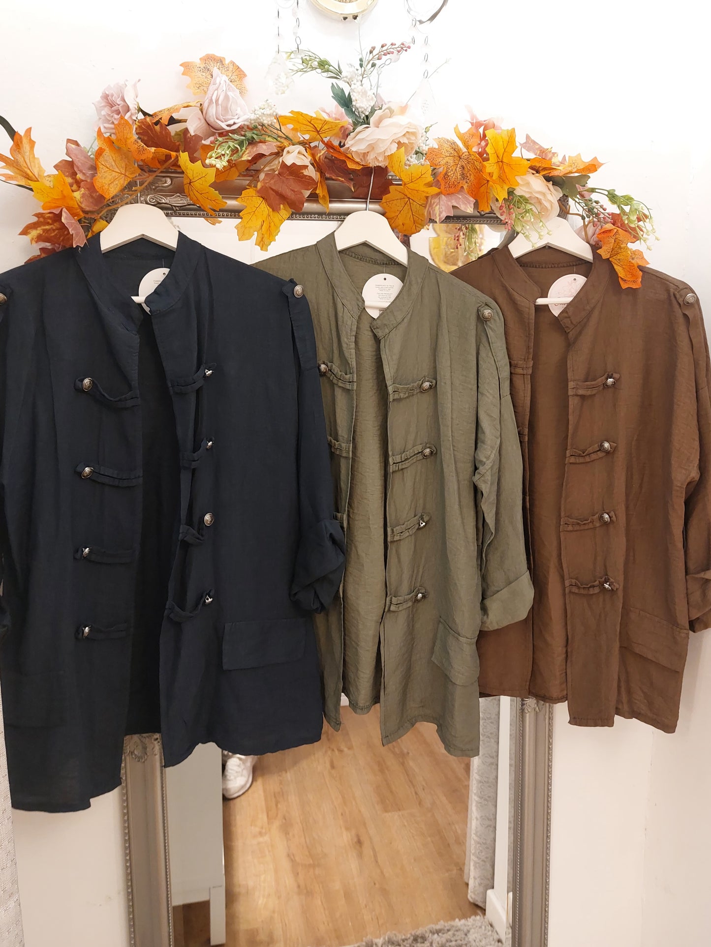 Utility Lightweight No Fastening Jacket.          Various Colours     8-16
