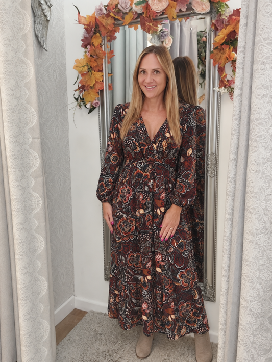 70's Inspired MiAxi Dress - Various Sizes 8-18