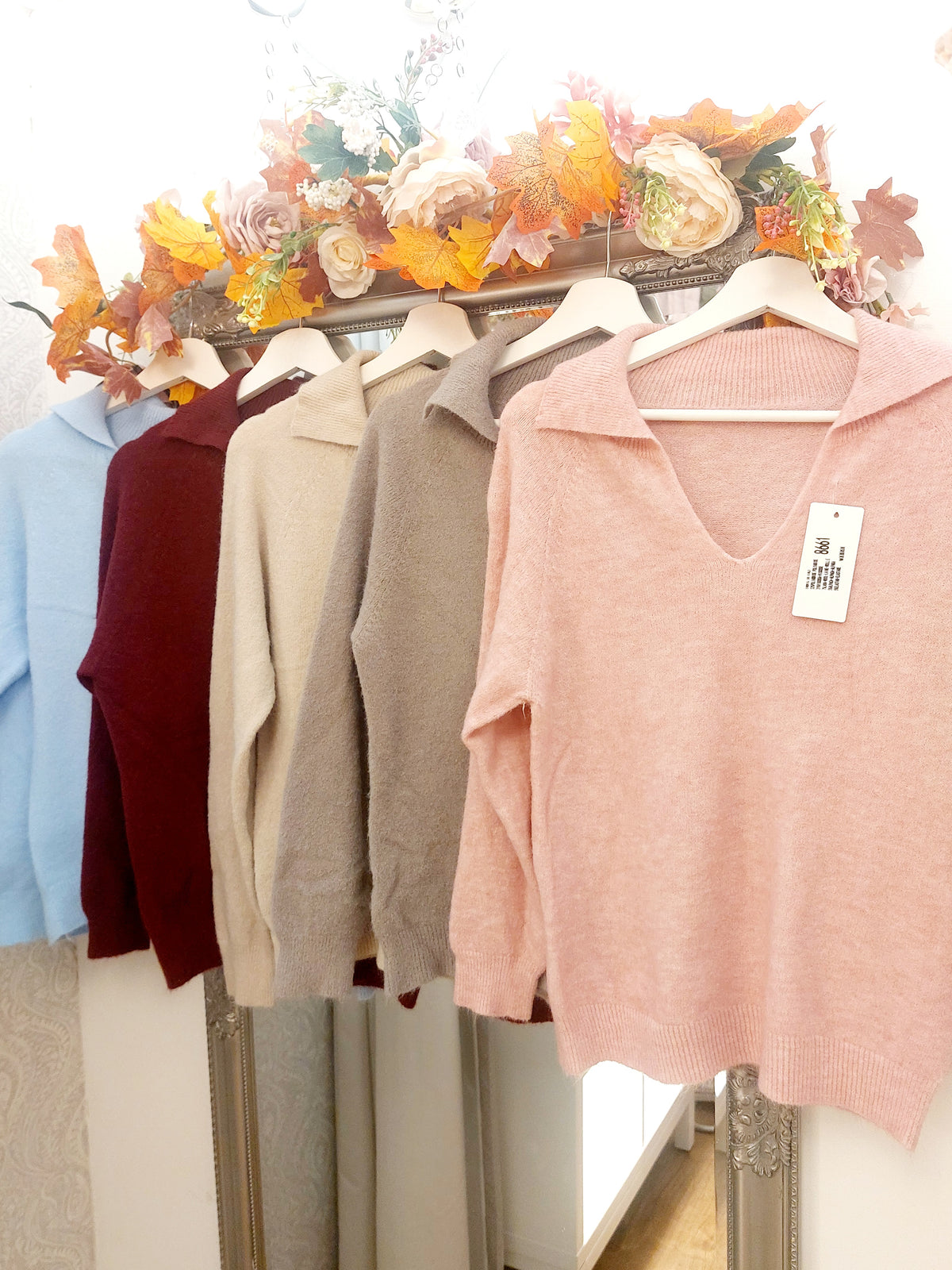 Alpaca Wool Mix Collar Long Sleeve Jumper 8-14