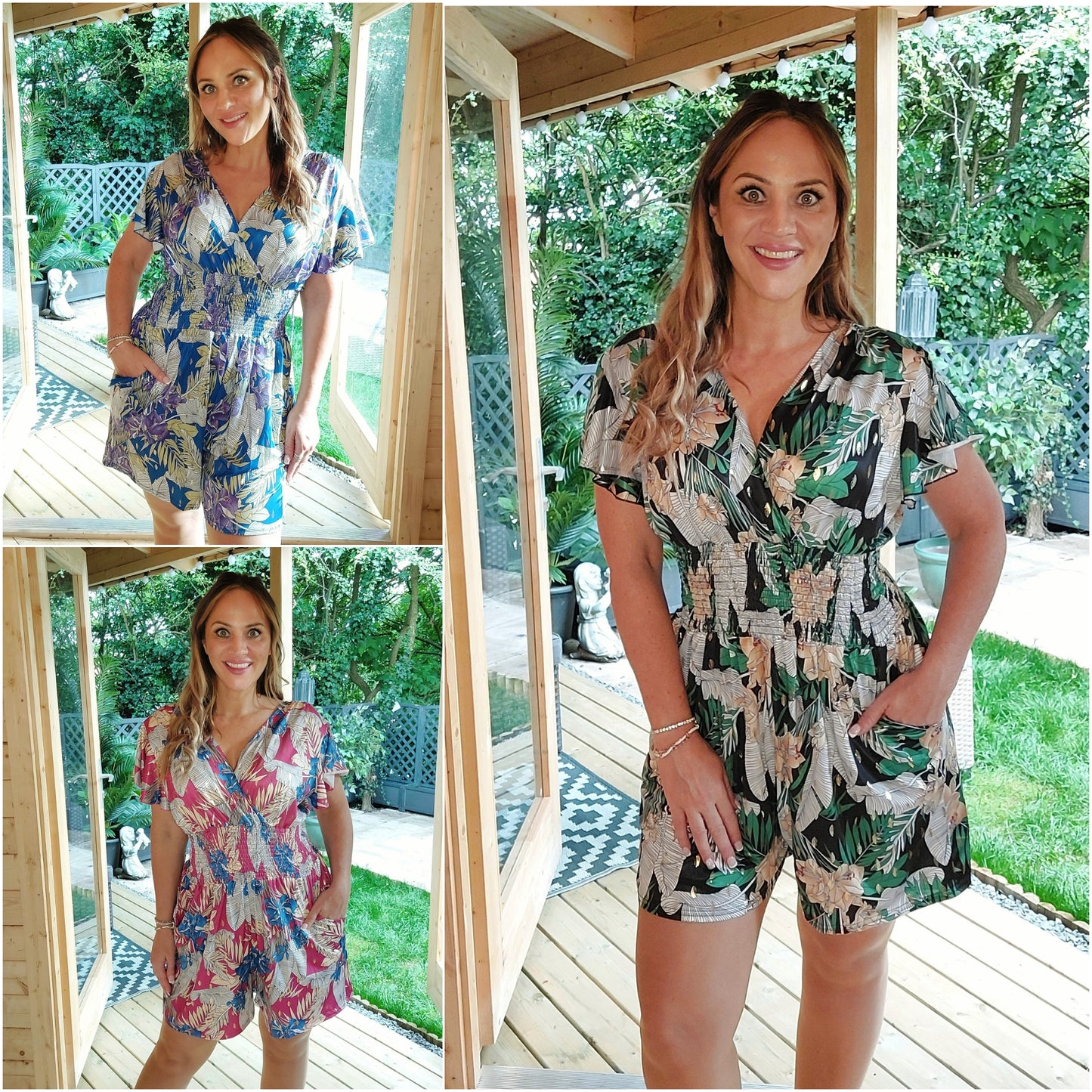 The Magic Tropical Playsuit Size 8-18-Various Colours