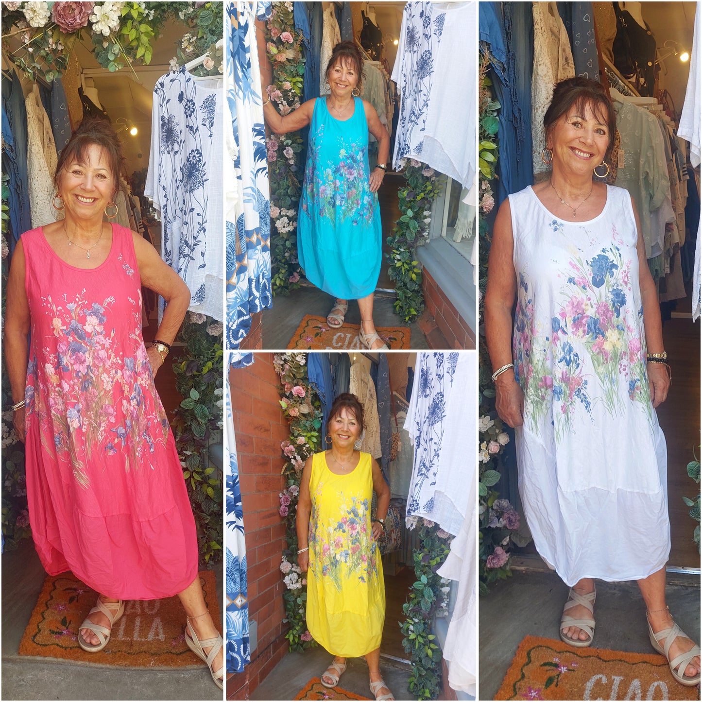 Cocoon Summer Floral Dress 8-16