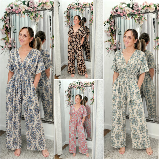 Gold Foil Leaf Magic Jumpsuits- Fit 8-20