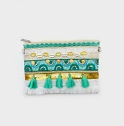 Boho Crossbody Bag-Turqouise