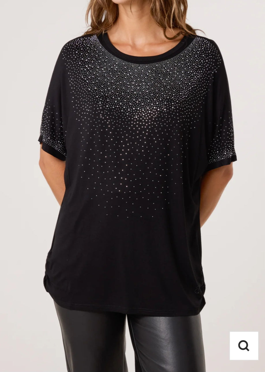 Rhinestone Tshirts-One Size 8-18