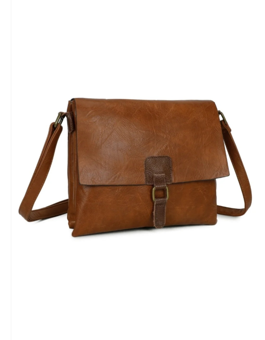 Vegan 3 Section Satchel Bag