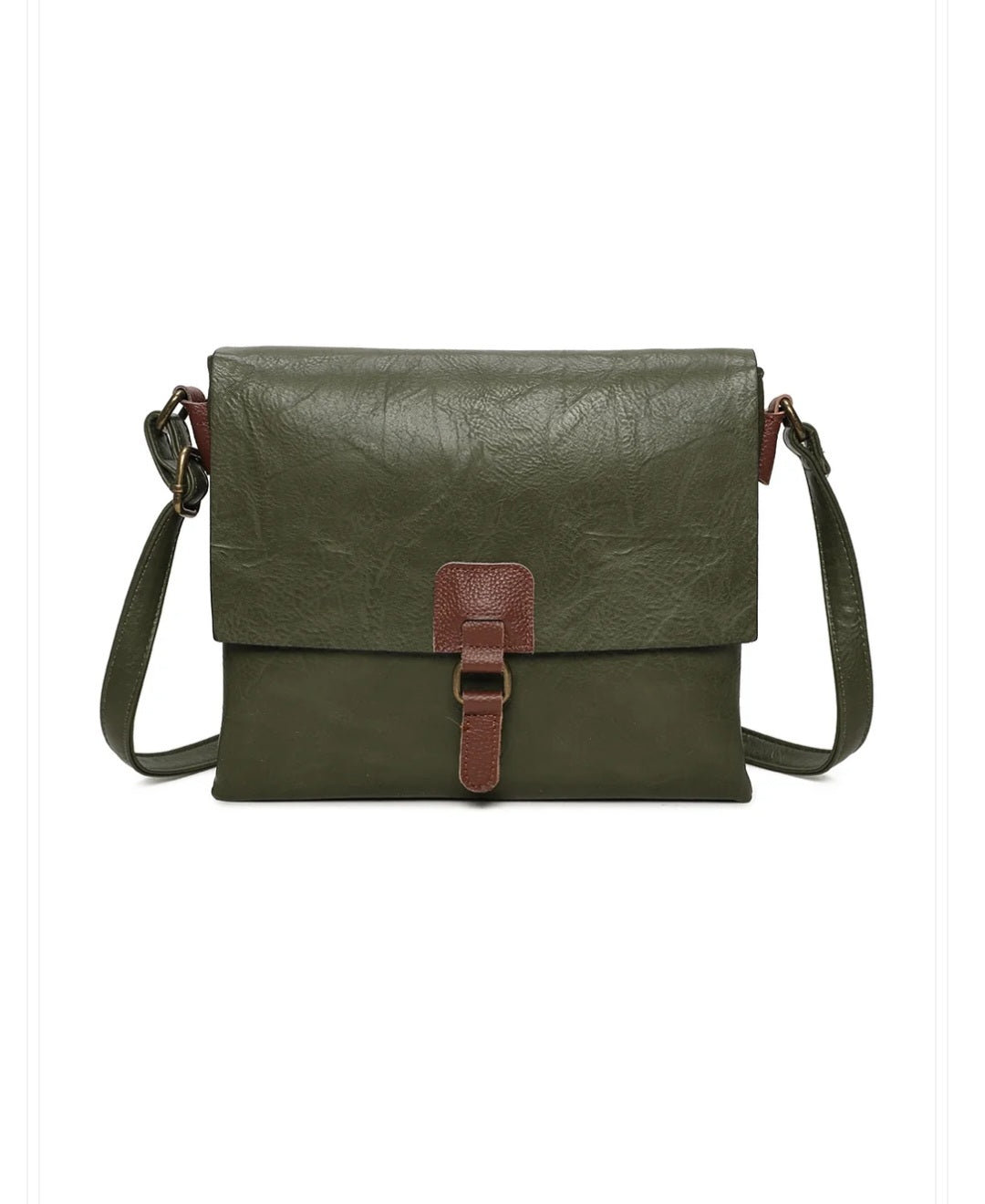 Vegan 3 Section Satchel Bag