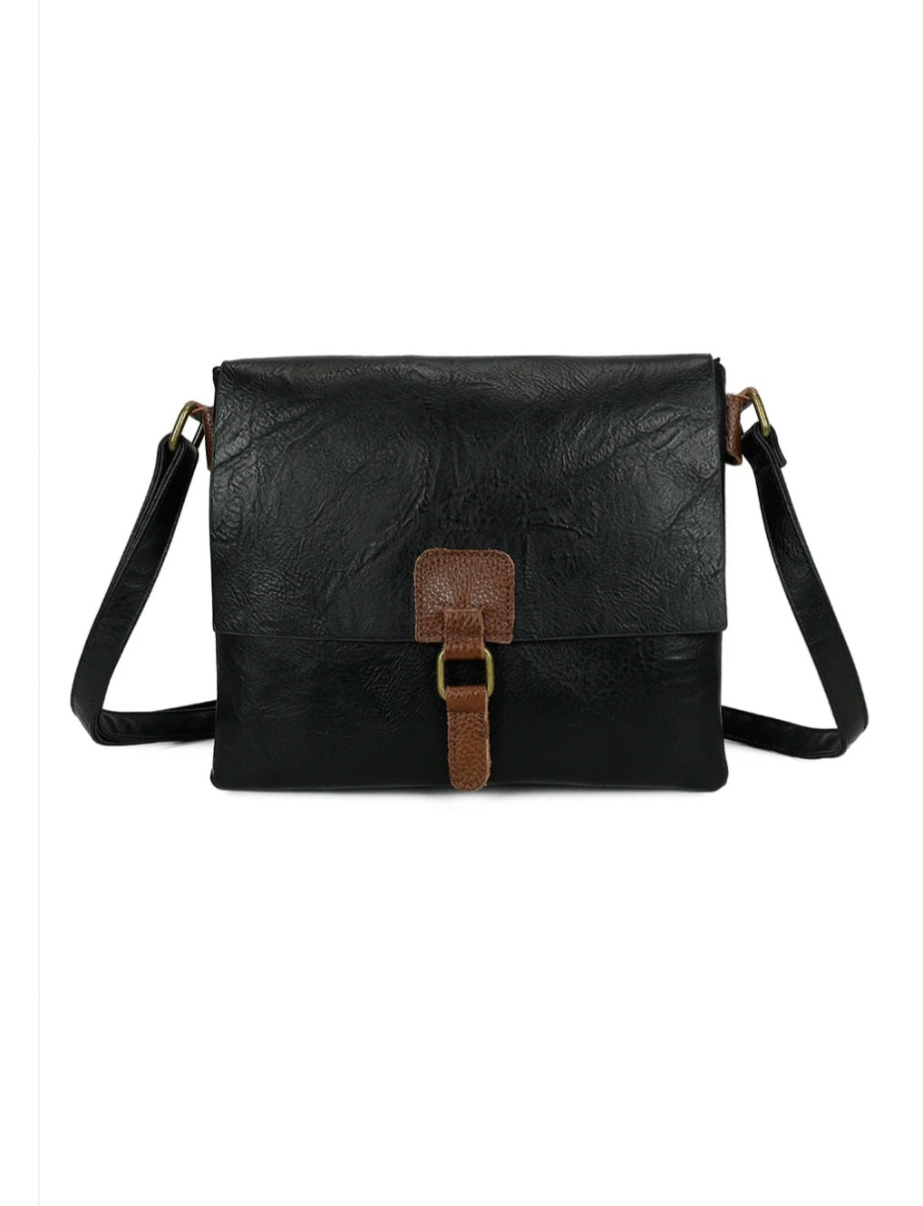 Vegan 3 Section Satchel Bag