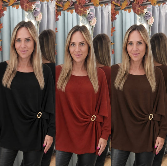 Gold Buckle Roosh Top 12-18