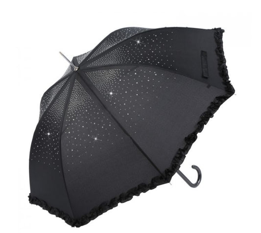 Rhinestone Sparkle Umbrella -BLACK