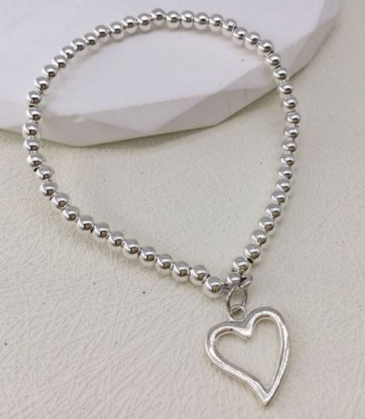 Love Heart Stacking Bracelet