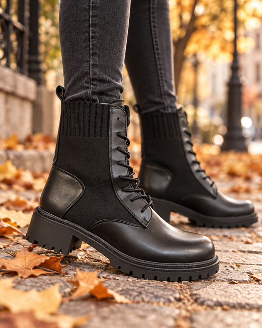 Elasticated Biker Boot 3-8