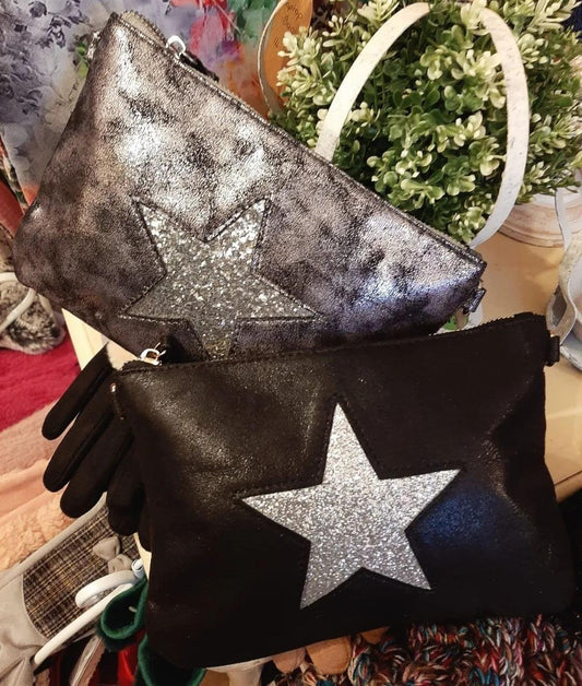 Glitter Star Cross Body Bag